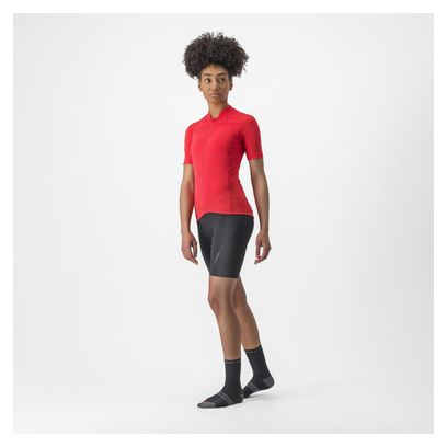 Castelli Anima 4 Women's Short Sleeve Jersey Red