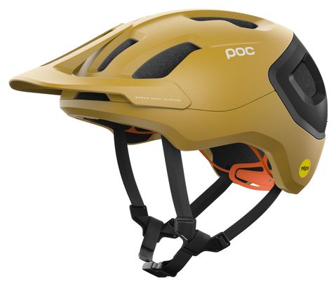 Casque Poc Axion Race Mips Kashima Doré/Noir Mat