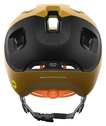 Poc Axion Race Mips Kashima Gold/Matte Black Helmet