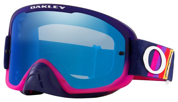 Máscara MTB Oakley O-Frame 2.0 PRO Troy Lee Design Navy Stripes / Black Ice Iridium / Ref : OO7117-16