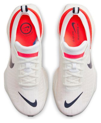 Chaussures de Running Nike ZoomX Invincible Run Flyknit 3 Blanc Rouge