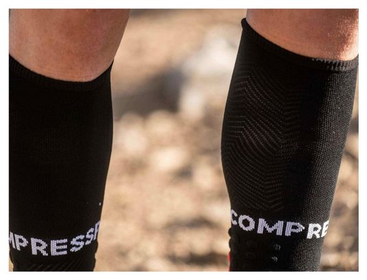 Chaussettes de Compression Compressport Full Socks Run Noir 