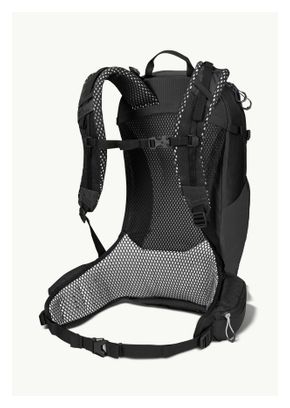 Unisex-Wanderrucksack Jack Wolfskin Crosstrail 24L Schwarz