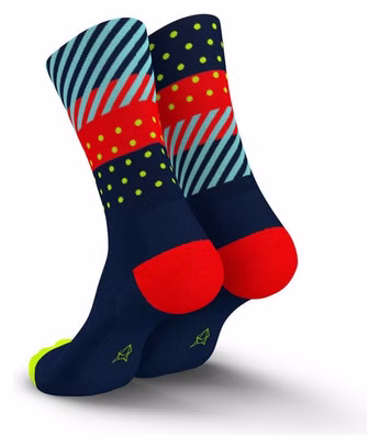 Incylence Wildness Navy Inferno Socks Blue/Orange