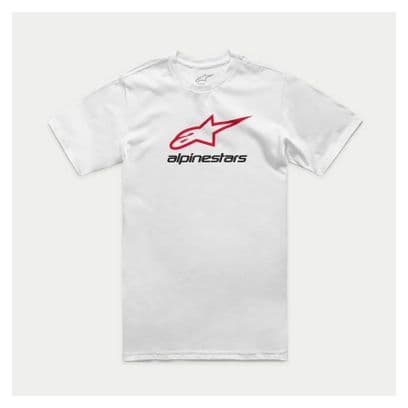 T-shirt Manches Courtes AlpineStars Always 2.0 CSF Blanc/Rouge