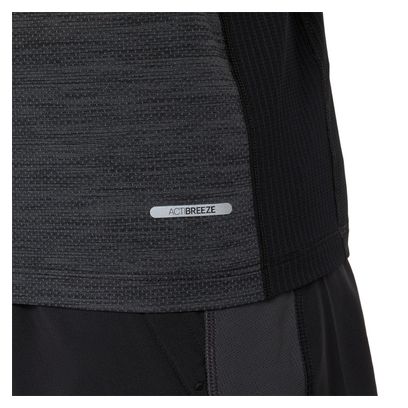 Camiseta sin mangas Asics Road negra para hombre