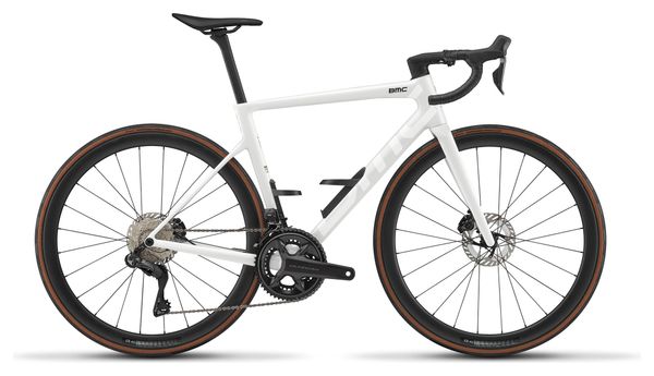 Bicicletta da strada BMC Teammachine SLR 01 Six Shimano Ultegra Di2 12V 700 mm Bianca 2027