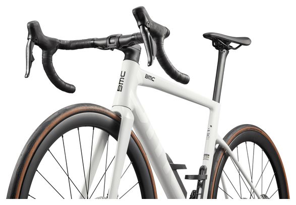 Bicicletta da strada BMC Teammachine SLR 01 Six Shimano Ultegra Di2 12V 700 mm Bianca 2027