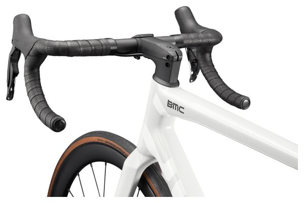 Bicicletta da strada BMC Teammachine SLR 01 Six Shimano Ultegra Di2 12V 700 mm Bianca 2027