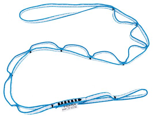 Schlinge für Camp Daisy Chain Dyneema Karabiner Blau