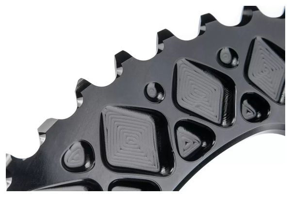 AbsoluteBlack Premium Oval Chainring 110/5 BCD for Sram 11 V Black