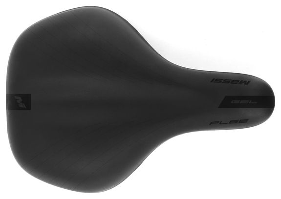 Massi Flee Gel Elastomer Sattel Schwarz