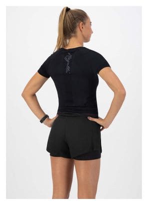 Mailot Manches Courtes Rogelli Essential Rose Femme