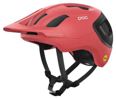 Poc Axion Race Mips Helmet Coral/Black