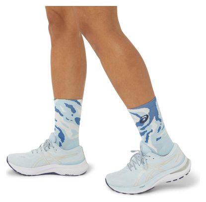 Asics Noosa Camo Run Socken Blau Weiß Unisex