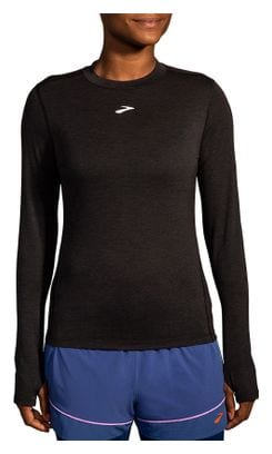 Maillot manches longues Brooks High Point Long Sleeve Noir Femme L