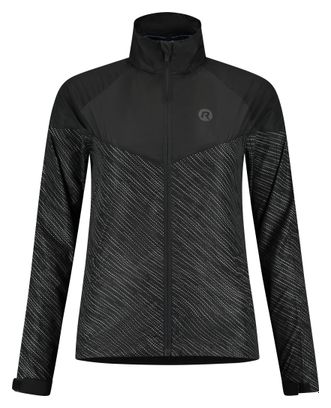 Veste de course à pied - Femme - Noir - Rogelli Essential Hi Vis