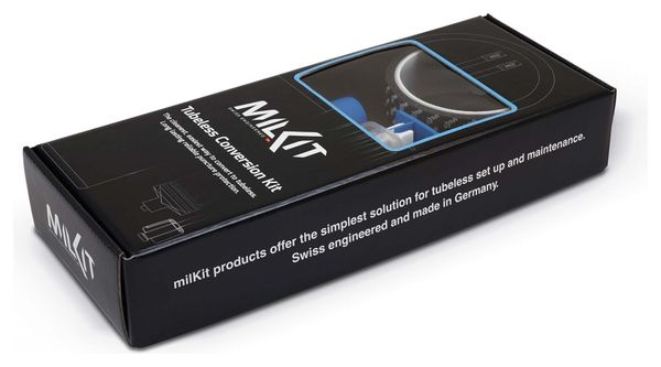 Kit tubeless Milkit (nastro per cerchioni da 21 mm) Valvole da 45 mm