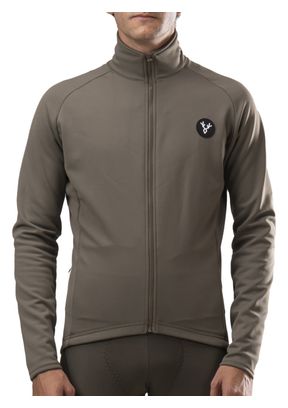 LeBram Thermisch Trainingsjack Khaki Groen