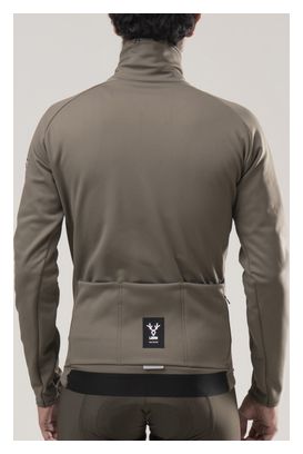 LeBram Thermisch Trainingsjack Khaki Groen