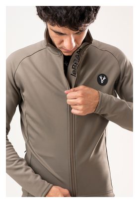 LeBram Thermisch Trainingsjack Khaki Groen