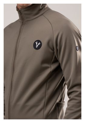 LeBram Thermisch Trainingsjack Khaki Groen