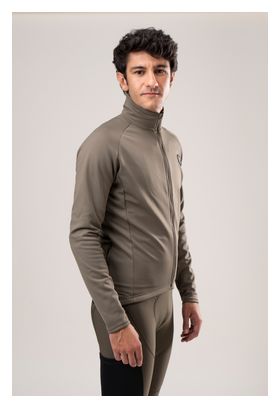 LeBram Thermisch Trainingsjack Khaki Groen
