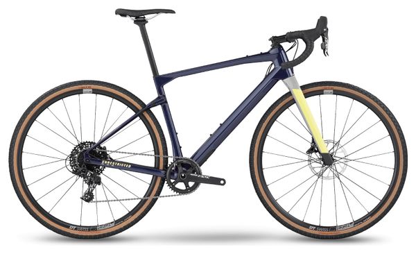 Bicicletta Gravel BMC URS One (Var 2) Sram Apex 1 11V 700 mm Blu Giallo 2022