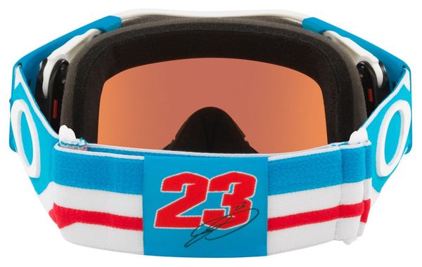 Oakley Airbrake MX x Chase Sexton Blue Prizm Mx Sapphire Iridium Goggle / Ref: OO7046-C6