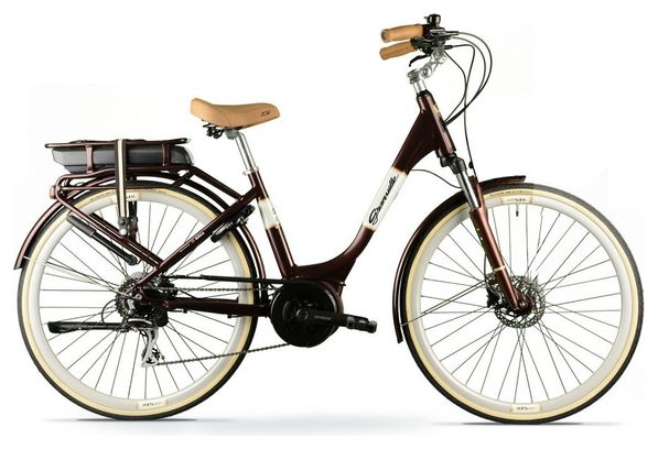 Granville E-Premium Electric City Bike Shimano Acera 8S 300 Wh 700 mm Bordeaux 2022