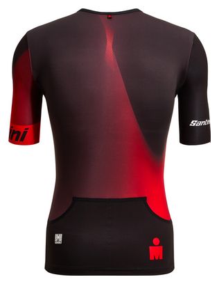 Santini x IronMan Ikaika Short Sleeve Jersey Black/Red