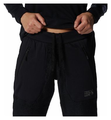 Pantalon Femme Mountain Hardwear Polartec High Loft Gris Foncé