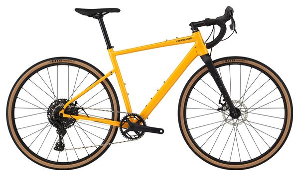 Bicicletta da ghiaia Cannondale Topstone 4 MicroSHIFT Advent X 10V 700 mm Giallo mango