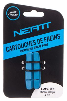 x2 Cartouches de Patins de Frein Neatt pour Shimano Dura Ace / Ultegra / 105 (Jantes Carbone)