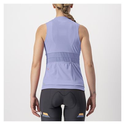 Castelli Anima 4 Purple Dames trui zonder mouwen