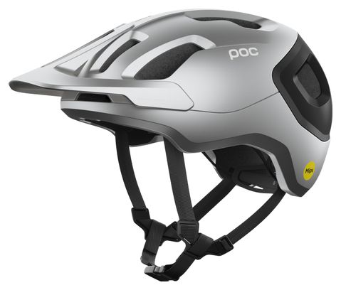 Poc Axion Race Mips Helm Schwarz/Silber Matt