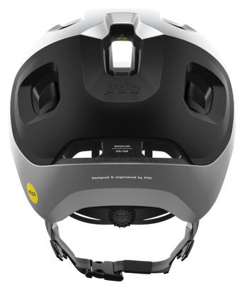 Casco Poc Axion Race Mips Negro/Plateado mate