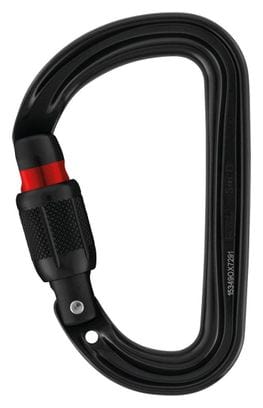 Mousqueton escalade Sm'D Screw Lock Petzl - Noir