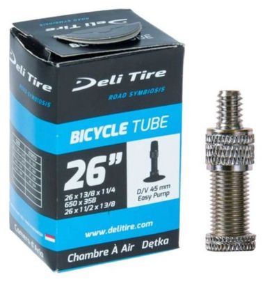 Deli Tire Chambre À Air 26 X1-3/8 (37/42-590) - Dv40Mm