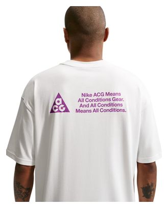 Nike ACG T-shirt met korte mouwen voor heren, wit