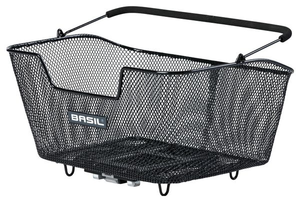 Prodotto rinnovato - Basil Base M MIK cestino posteriore per bicicletta nero