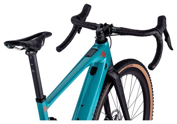 BMC URS AMP LT Two Elektro-Gravelbike Sram Force eTap AXS/X0 Eagle AXS 12S 360 Wh 700 mm Dark Petrol Blue