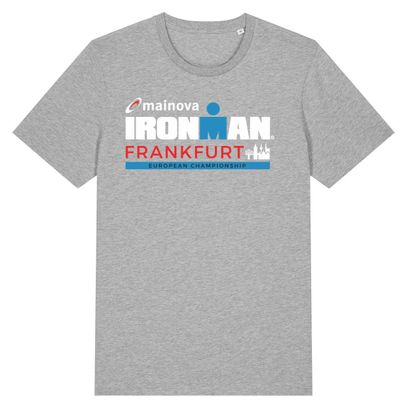 Maglietta a maniche corte grigia Ironman Frankfurt Uomo