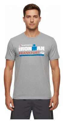 Maglietta a maniche corte grigia Ironman Frankfurt Uomo
