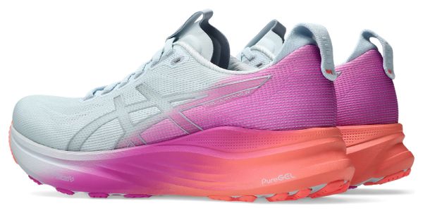 Asics Gel-Kayano 32 Sunny Sizzle Blauw/Roze Dameshardloopschoenen