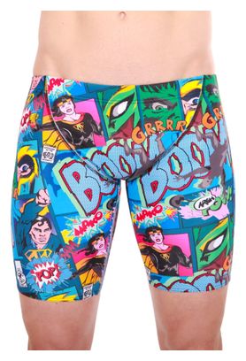 Multi-color Jammer Boom Boxer Swimsuit