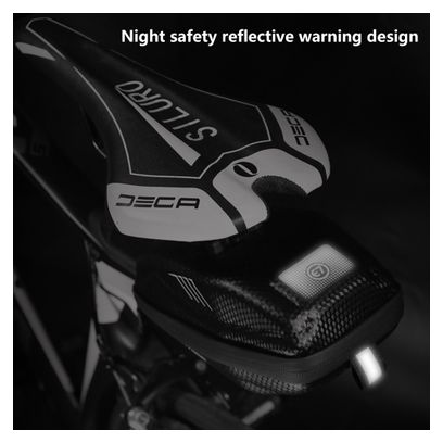 Sacoche de selle vélo étanche PU+EVA sous-siège