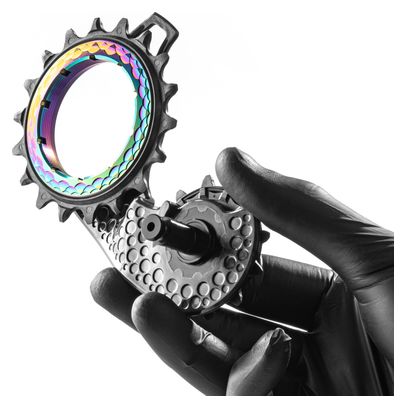 AbsoluteBlack Hollowcage Screed for Shimano Ultegra 8150 12 S Rainbow