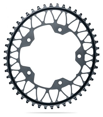 Plateau Ovale Narrow Wide AbsoluteBlack Gravel 110/5 BCD 12 V Noir
