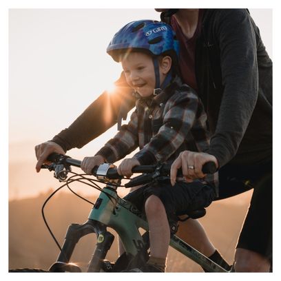 Vorderer Kindersattel Shotgun 2.0 MTB Schwarz